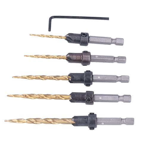 Counter Sinker Drills Bits, 2 Chamfered Grooves Corrosion Resistant 1 ...