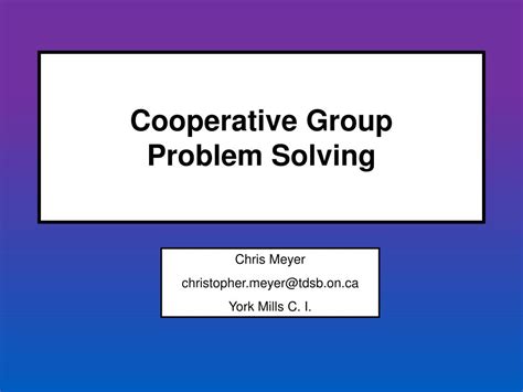 Image result for Group Problem Solving