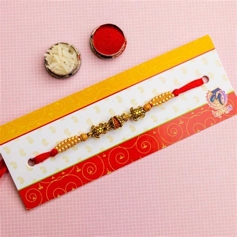 Send Fengshui Turtle-Rudraksh Rakhi Online