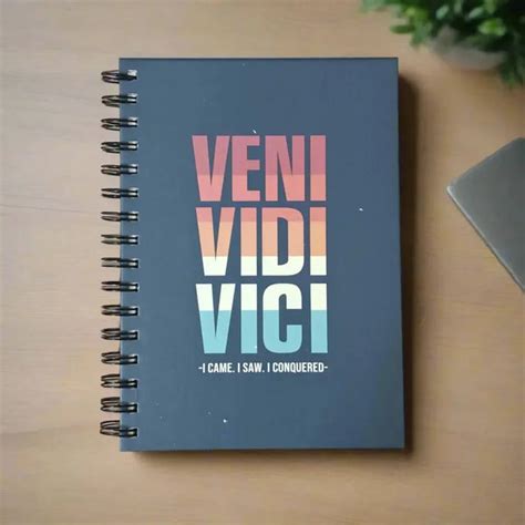 Veni Vidi Vici A5 Notebook