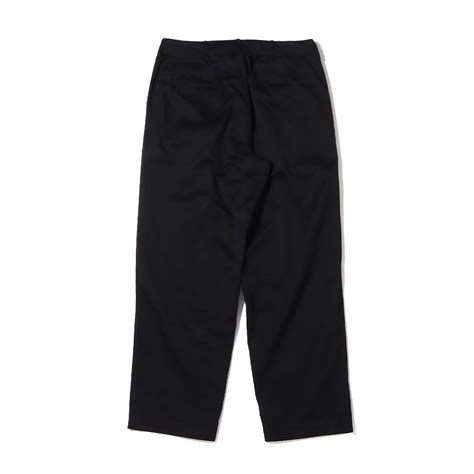 nanamica Wide Chino Pants Black 23FW-I（ナナミカ ワイド チノ パンツ-ブラック） | atmos ...