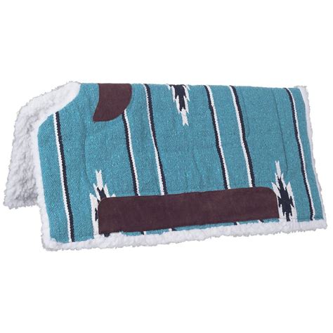 Fleece Lined Riding Pad Tough 1 Sierra Square Saddle Pad With Felt ...