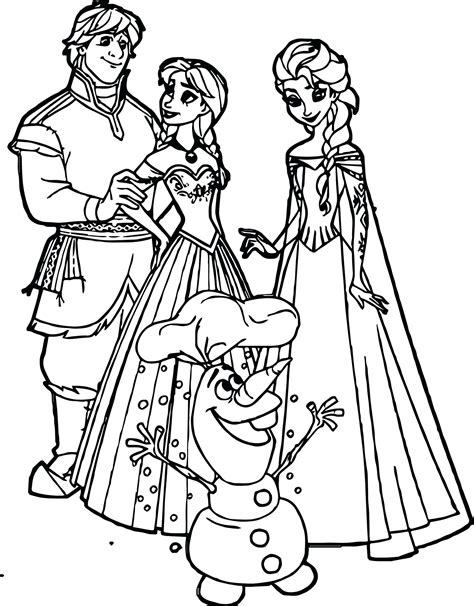 Free Printable Coloring Pages Frozen