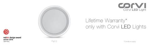 CORVI LED Flat 6 Round Ceiling Panel Light | 23 Watts Illumination ...