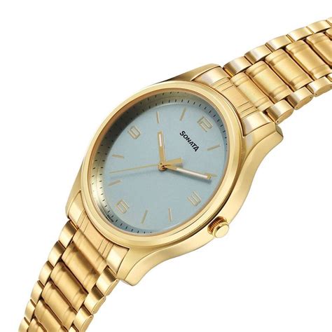 Buy Online Sonata Traditional Essentials Quartz Analog Blue Dial ...