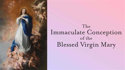 Immaculate Conception Of Mary Wallpaper