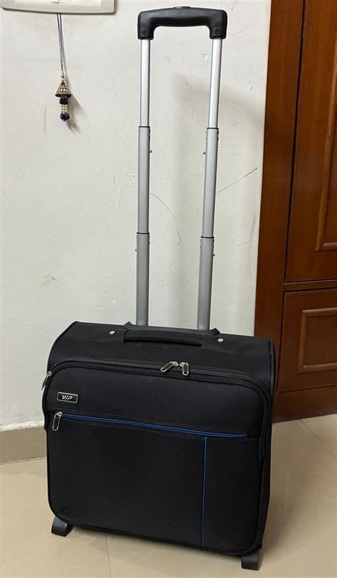 VIP Alfa Polyester Business Overnighter Trolley Bag