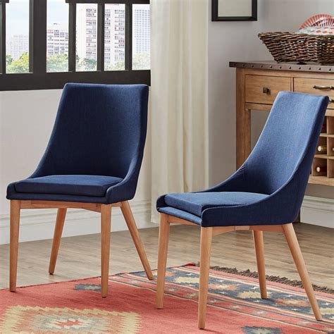 blue dining room chairs