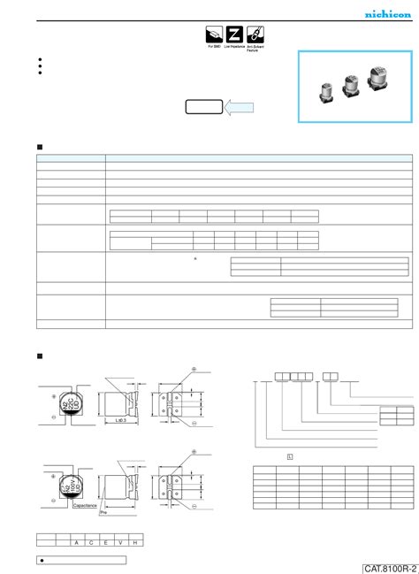 UD Series Datasheet by Nichicon | Digi-Key Electronics