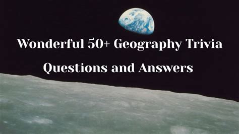 Image result for Geography Trivia Questions