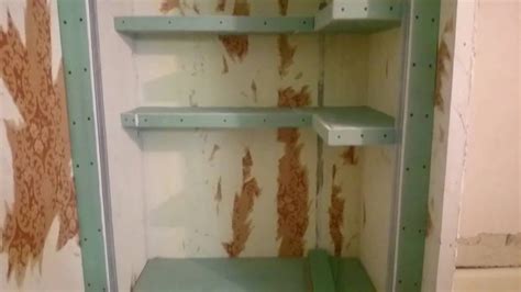 Как сделать полки в ванной из гипсокартона