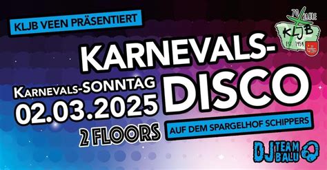 Die Karnevals Disco am Niederrhein von der KLJB Veen, Spargelhof ...
