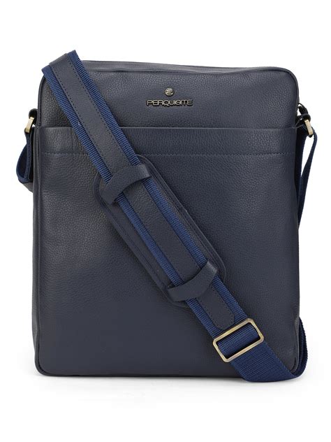 Perquisite Mark Navy Blue Crossbody – PERQUISITE