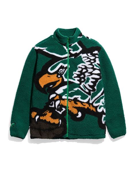Philadelphia Eagles Kelly Green Big Logo Sherpa Jacket – Chalk Line Apparel