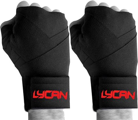 Lycan Boxing Wrap # Black 3 Meter in Length : Amazon.in: Sports ...