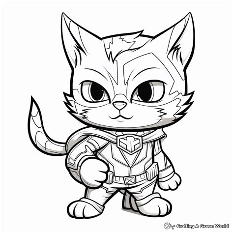 Super Kitties Coloring Pages - Free & Printable!