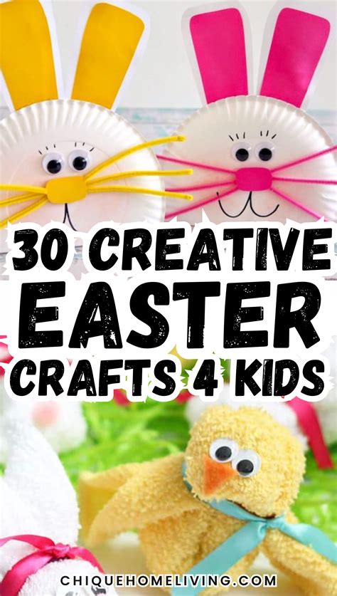 30 Fun and Easy Easter Crafts for Kids That Won’t Break the Bank in ...