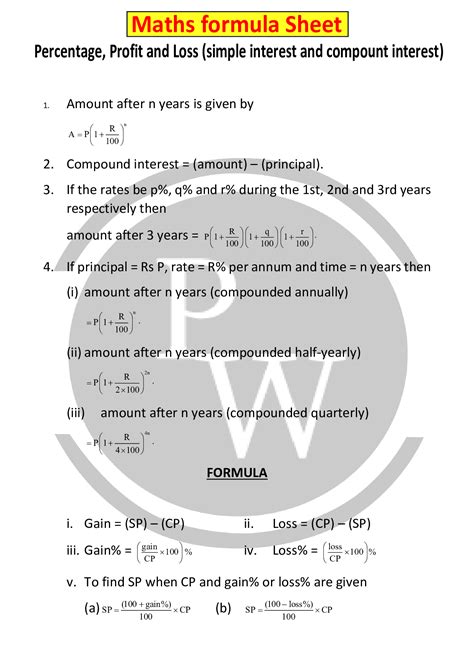 Rezultat imagine pentru Class 8 Maths Formulas