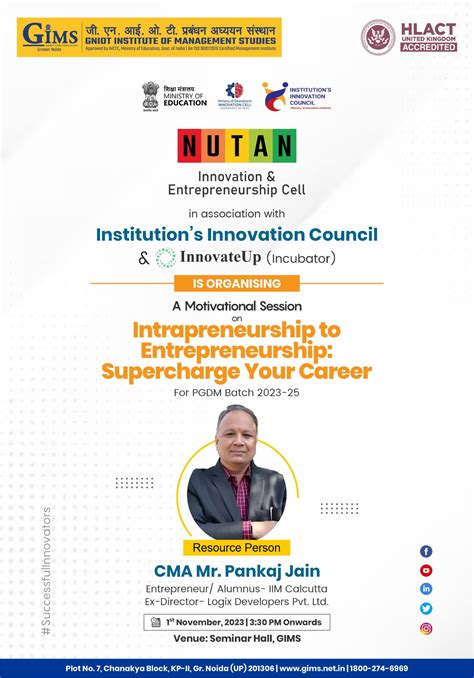 Motivational Session on Intrapreneurship to Entrepreneurship | Best ...