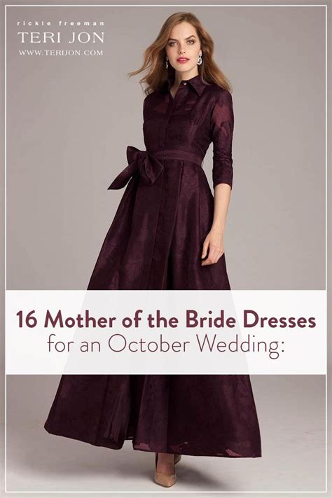 fall wedding mother of the bride