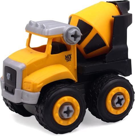 Toy Cloud DIY Do It Yourself Construction Vehicle Play Cement Mixer ...