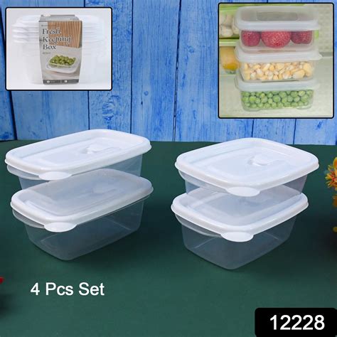 Food Storage Containers-Microwave (4 Pc/400ml)
