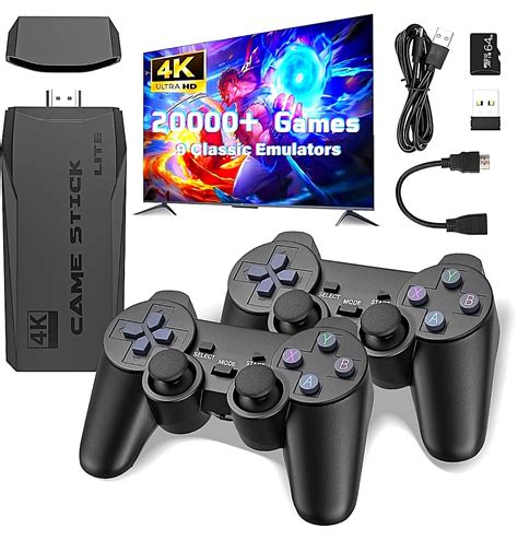 RUG Wireless Console Retro Video Game for TV- 4K Ultra HD |Video Game ...