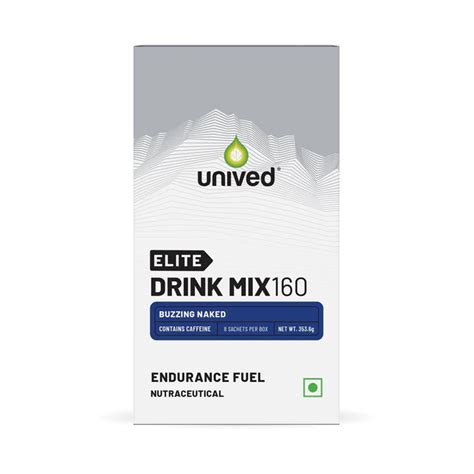 UNIVED ELITE DRINK MIX 160 (Buzzing Naked) 8 sachets per box