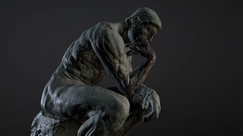 The Thinker Statue Wallpaper