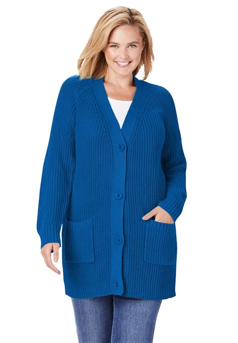 Cardigan Plus Size White Sweater at Joseph Larrick blog