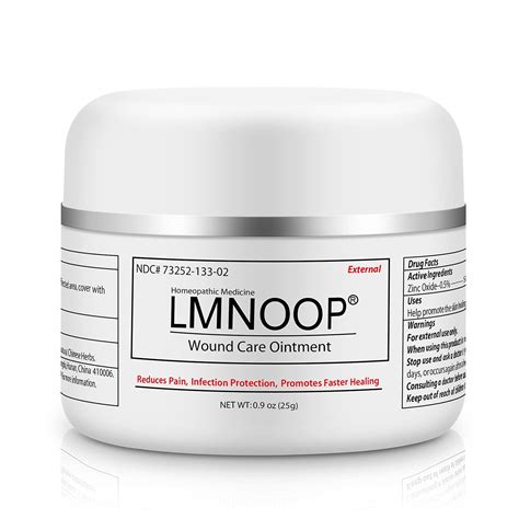 Buy LMNOOP® Bed Sore Cream, Maximum Strength Wound Care Ointment for ...