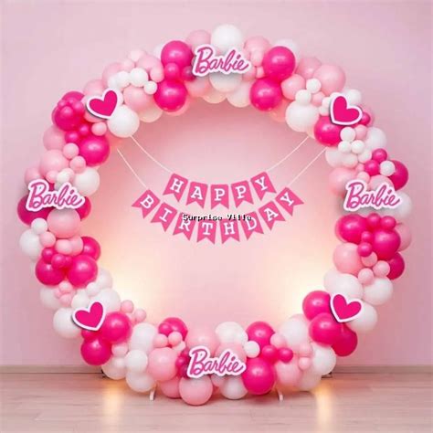 Barbie Bloom Ring Birthday decor - Decoration Booking | Surprise Ville