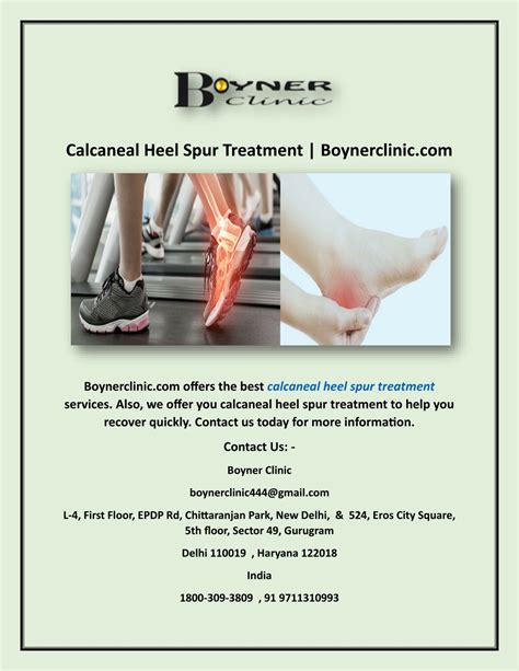 PPT - Calcaneal Heel Spur Treatment | Boynerclinic.com PowerPoint Presentation - ID:12559598