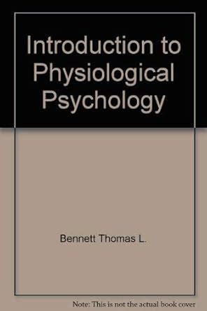 Introduction to physiological psychology : Amazon.in: Books