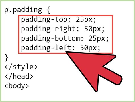 Image result for Padding in HTML