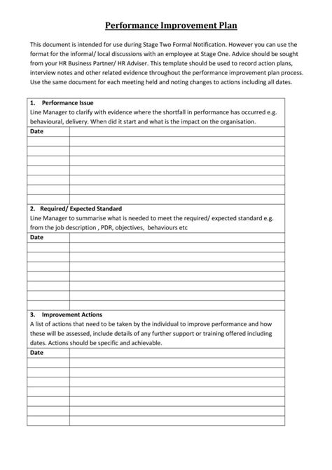 Image result for Performance Improvement Objectives Examples