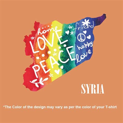Syria Map, Women Half Sleeve Tshirt | FHMax.com