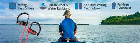 LUMIFORD XploriaHD-XP20 Wireless Bluetooth in-Ear earphones with IPX7 ...