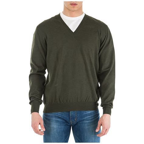 Dior Men's V Neck Jumper Sweater Pullover In Green | ModeSens | Mens v ...