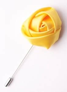 Tinera Trends Yellow Rose Lapel Pin Brooch Price in India - Buy Tinera ...