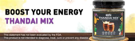 Organic Thandai Instant Drink Premix (Sugar-Free, 100% Natural, No ...