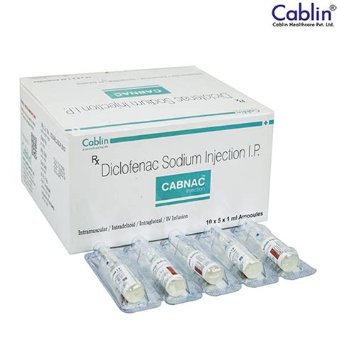 CABNAC Injection Cablin Healthcare Pvt. Ltd,.