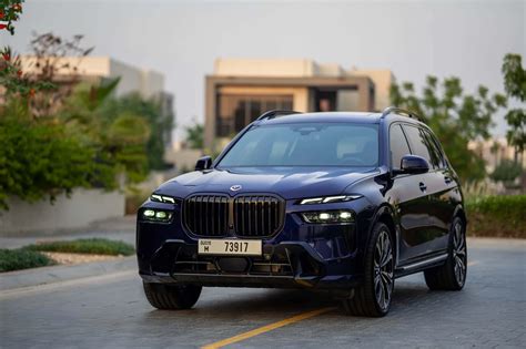 Rent BMW X7 New Gen Dark Blue in Dubai - SUV - Octane Car Rental Dubai
