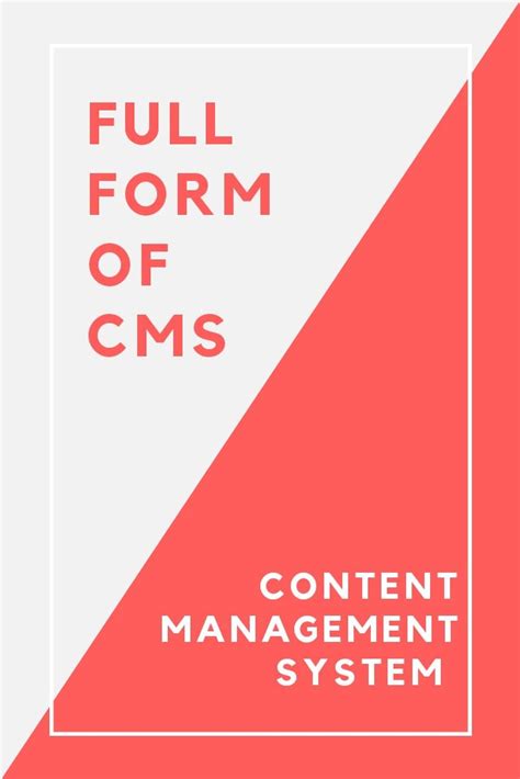 Image result for CMS Full Form