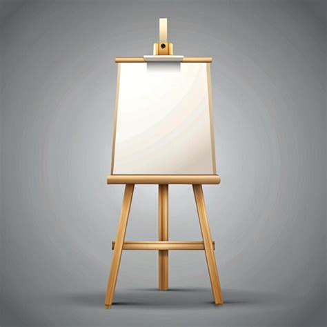 Easel art board vector illustration | Premium AI-generated image