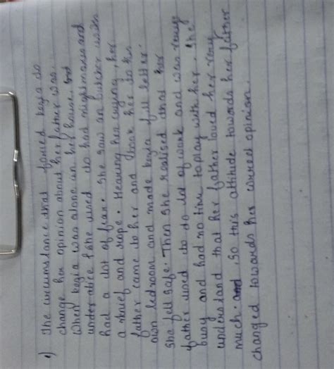 What were the circumstances that forced Kezia to change her opinion ...