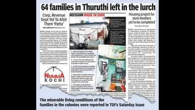 Families living in Thuruthi colonies to get title deeds | Kochi News ...