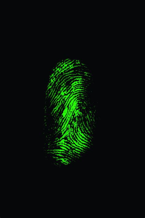 Download wallpaper 4000x6000 fingerprint, finger, scanner, green, trace ...