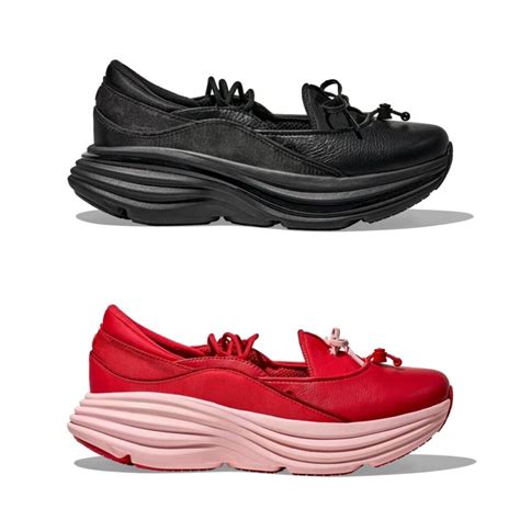 HOKA『BONDI Mary Jane "Black" & "Cerise/Rose Tea"』が国内10月より発売 [1171546 ...