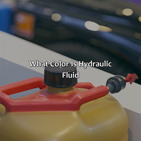 Hydraulic Fluid In Cars at Paul Hines blog